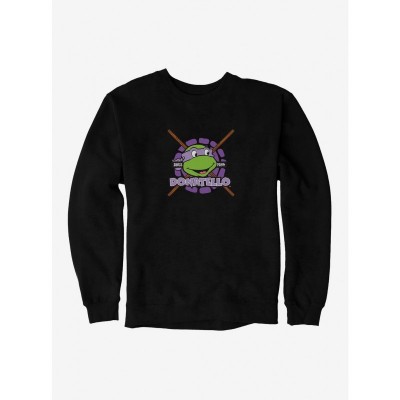 Teenage Mutant Ninja Turtles Donatello Grinning Men's Fleece Sweatshirt