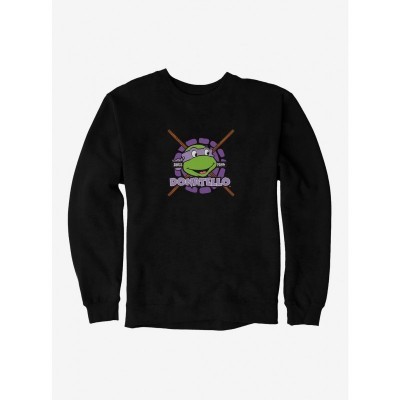 Teenage Mutant Ninja Turtles Donatello Grinning Men's Fleece Sweatshirt