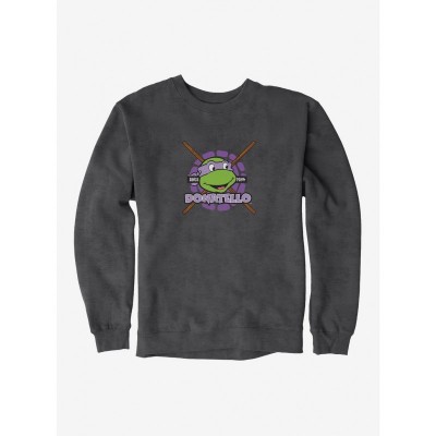 Teenage Mutant Ninja Turtles Donatello Grinning Men's Fleece Sweatshirt