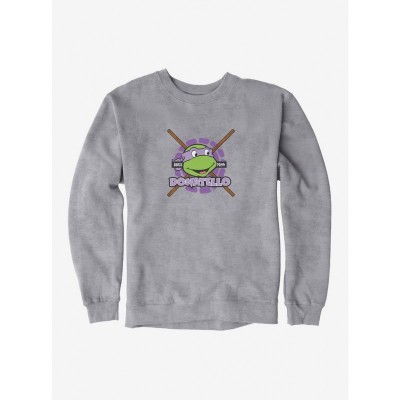 Teenage Mutant Ninja Turtles Donatello Grinning Men's Fleece Sweatshirt