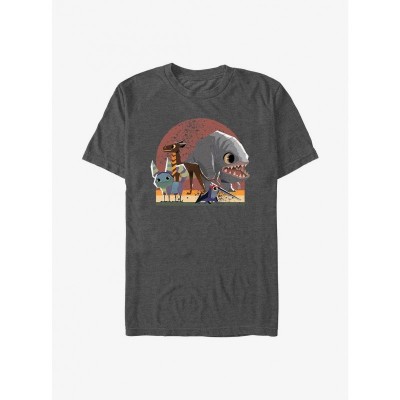 Star Wars Creatures Group Unisex T-Shirt - Grey