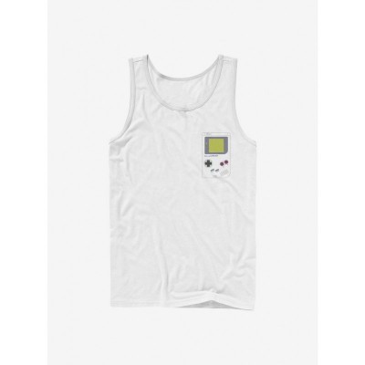 Nintendo White Backlight Tank for Men