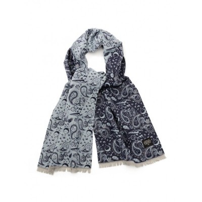 Star Wars Darth Vader Paisley Scarf in Blue and Gray for Unisex