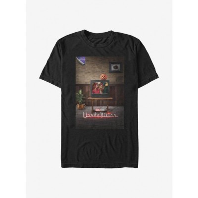 Extra Soft Marvel WandaVision 90's T-Shirt - Black for Men