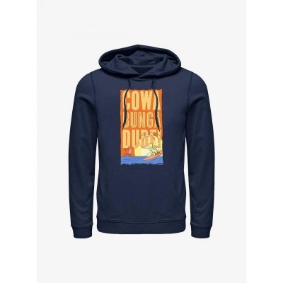 Simpsons Cool Bart Cowa Bunga Dude Hoodie - Blue for Men