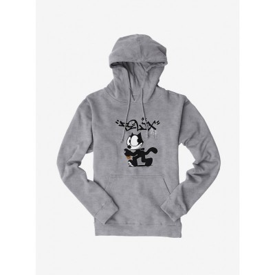 Felix the Cat Hoodie - Unisex Spray Paint Design