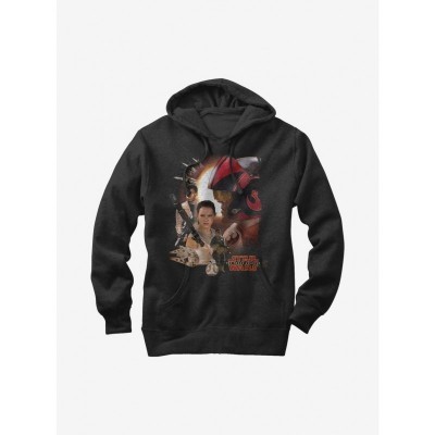 Star Wars The Force Awakens Lightweight Characters Hoodie - Black