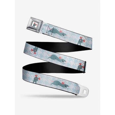 Disney Pixar Ratatouille Remy Houndstooth Unisex Seatbelt Belt