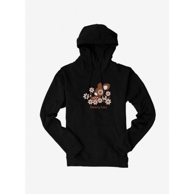 Deery-Lou Unisex Floral Hooded Sweatshirt