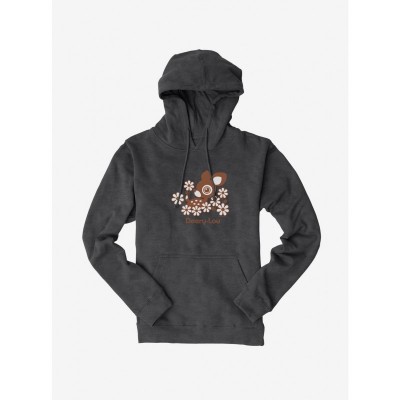 Deery-Lou Unisex Floral Hooded Sweatshirt