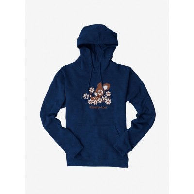 Deery-Lou Unisex Floral Hooded Sweatshirt