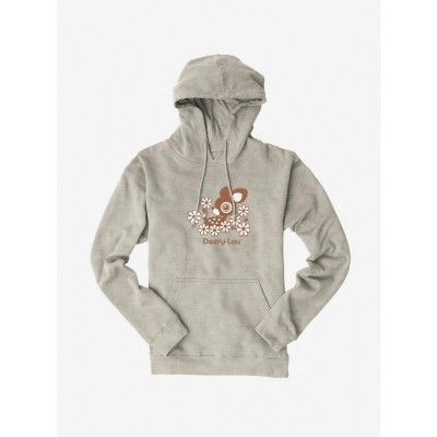 Deery-Lou Unisex Floral Hooded Sweatshirt