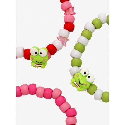 Keroppi Adventure Bracelet Set with Colorful Beads and Charms