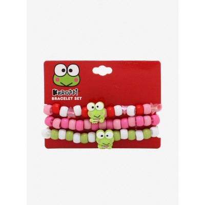 Keroppi Adventure Bracelet Set with Colorful Beads and Charms