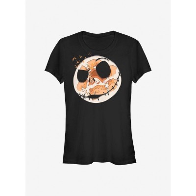 Disney Halloween Nightmare Before Christmas Lightweight Cotton Girls T-Shirt - Junior Sizes