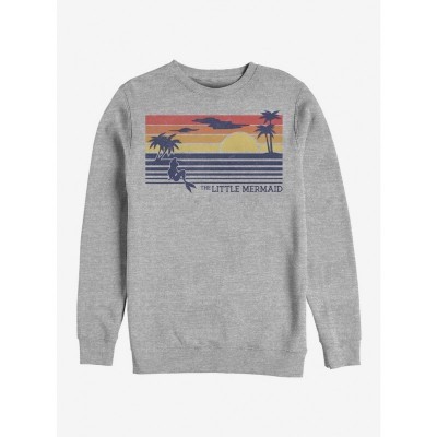 Disney's Little Mermaid Grey Graphic Sweatshirt for Men
