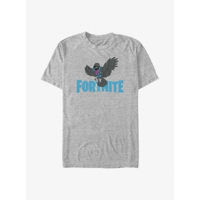 Fortnite Raven Wings Grey T-Shirt for Men