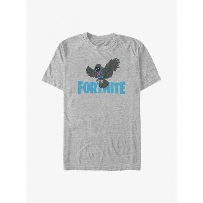 Fortnite Raven Wings Grey T-Shirt for Men