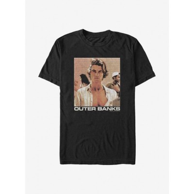 Outer Banks Wave Graphic Tee - Men's Black