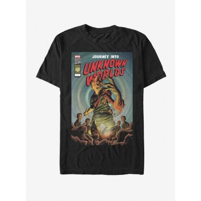Marvel T-Shirt - Explore Unknown World in Black