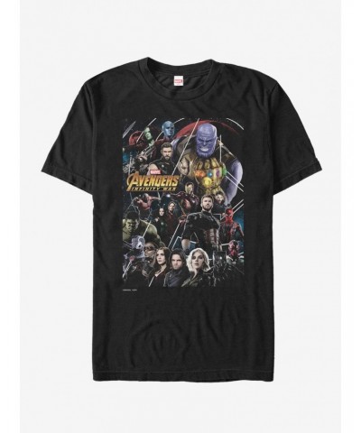 Marvel Avengers: Infinity War Character View T-Shirt $6.50 T-Shirts