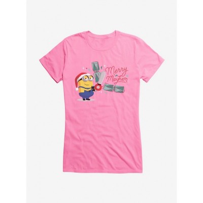 Minions Merry Mayhem Lightweight Cotton Tee for Girls