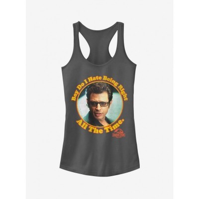 Dr. Malcolm Right All the Time Grey Girls Tank Top
