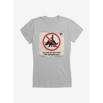 Jurassic World Dominion Triceratops Themed Girls T-Shirt
