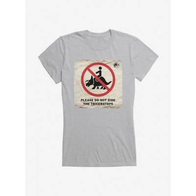 Jurassic World Dominion Triceratops Themed Girls T-Shirt