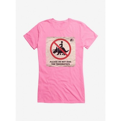 Jurassic World Dominion Triceratops Themed Girls T-Shirt