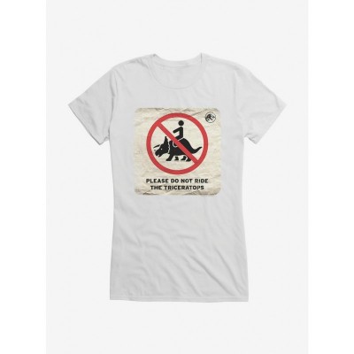 Jurassic World Dominion Triceratops Themed Girls T-Shirt