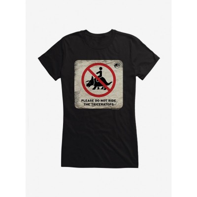 Jurassic World Dominion Triceratops Themed Girls T-Shirt