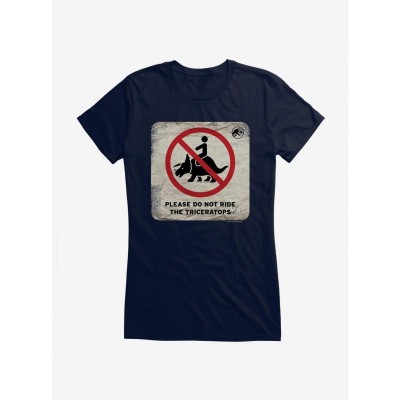 Jurassic World Dominion Triceratops Themed Girls T-Shirt