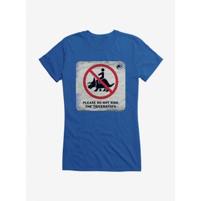 Jurassic World Dominion Triceratops Themed Girls T-Shirt