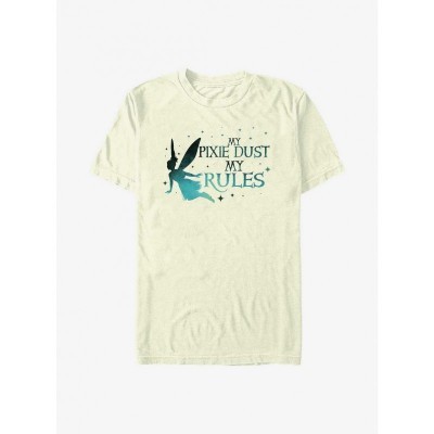 Disney Peter Pan & Wendy Tinker Bell My Pixie Dust My Rules Lightweight T-Shirt - Beige