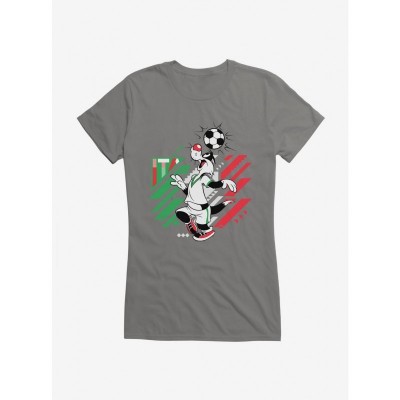 Looney Tunes Girls T-Shirt with Sylvester Football Design