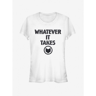 Marvel Girls Avengers Endgame Spirit Shield White T-Shirt