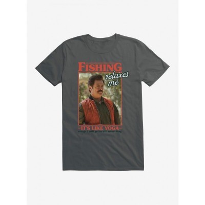 Parks and Rec Fishing Yoga-Inspired Unisex T-Shirt