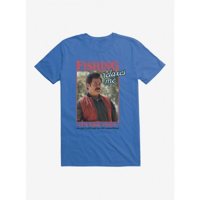 Parks and Rec Fishing Yoga-Inspired Unisex T-Shirt
