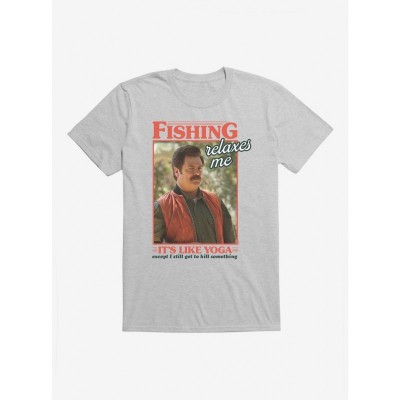 Parks and Rec Fishing Yoga-Inspired Unisex T-Shirt