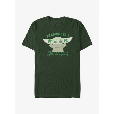 Extra Soft Mandalorian Shamrocks T-Shirt - Men's Green Cotton Comfort