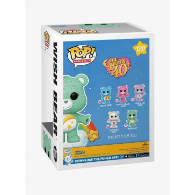 Funko Pop! Animation Wish Bear Vinyl Figure - Care Bears 40th Anniversary Diamond Collection
