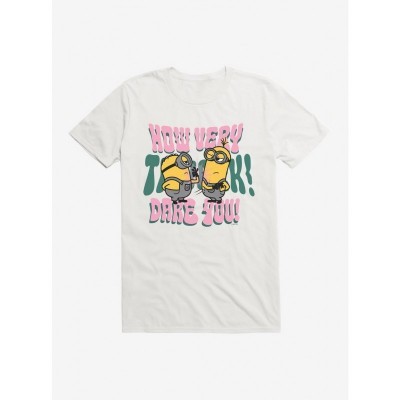 Minions Groovy Motto Unisex T-Shirt - WHITE