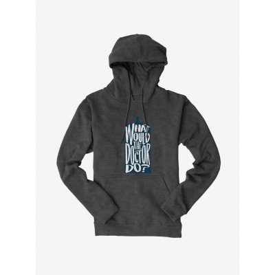 Doctor Who Inspired "What Would The Doctor Do" Men's Unisex Hoodie