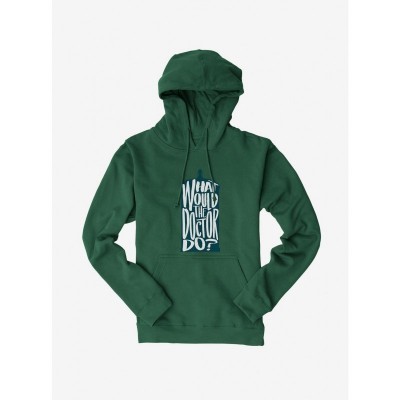 Doctor Who Inspired "What Would The Doctor Do" Men's Unisex Hoodie