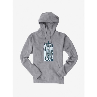 Doctor Who Inspired "What Would The Doctor Do" Men's Unisex Hoodie