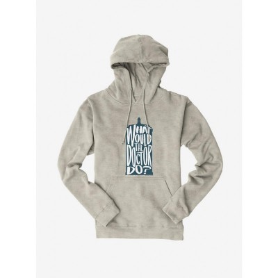 Doctor Who Inspired "What Would The Doctor Do" Men's Unisex Hoodie