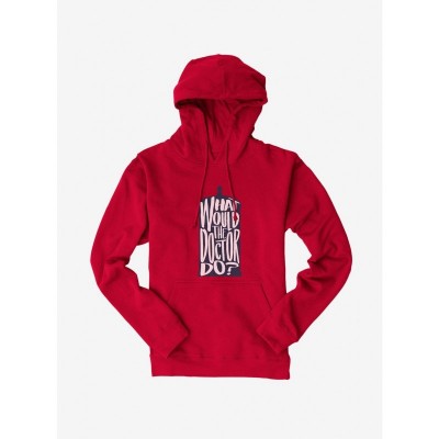 Doctor Who Inspired "What Would The Doctor Do" Men's Unisex Hoodie