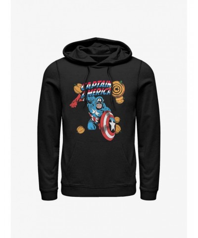 Marvel Captain America Pumpkins Hoodie $15.80 Hoodies