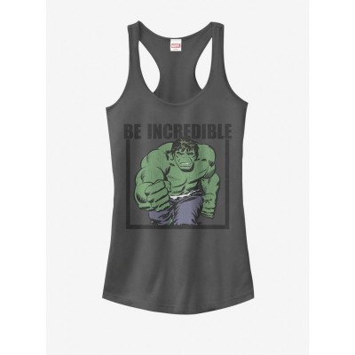 Marvel Girls Marvelous Hulk Tank Top - Black